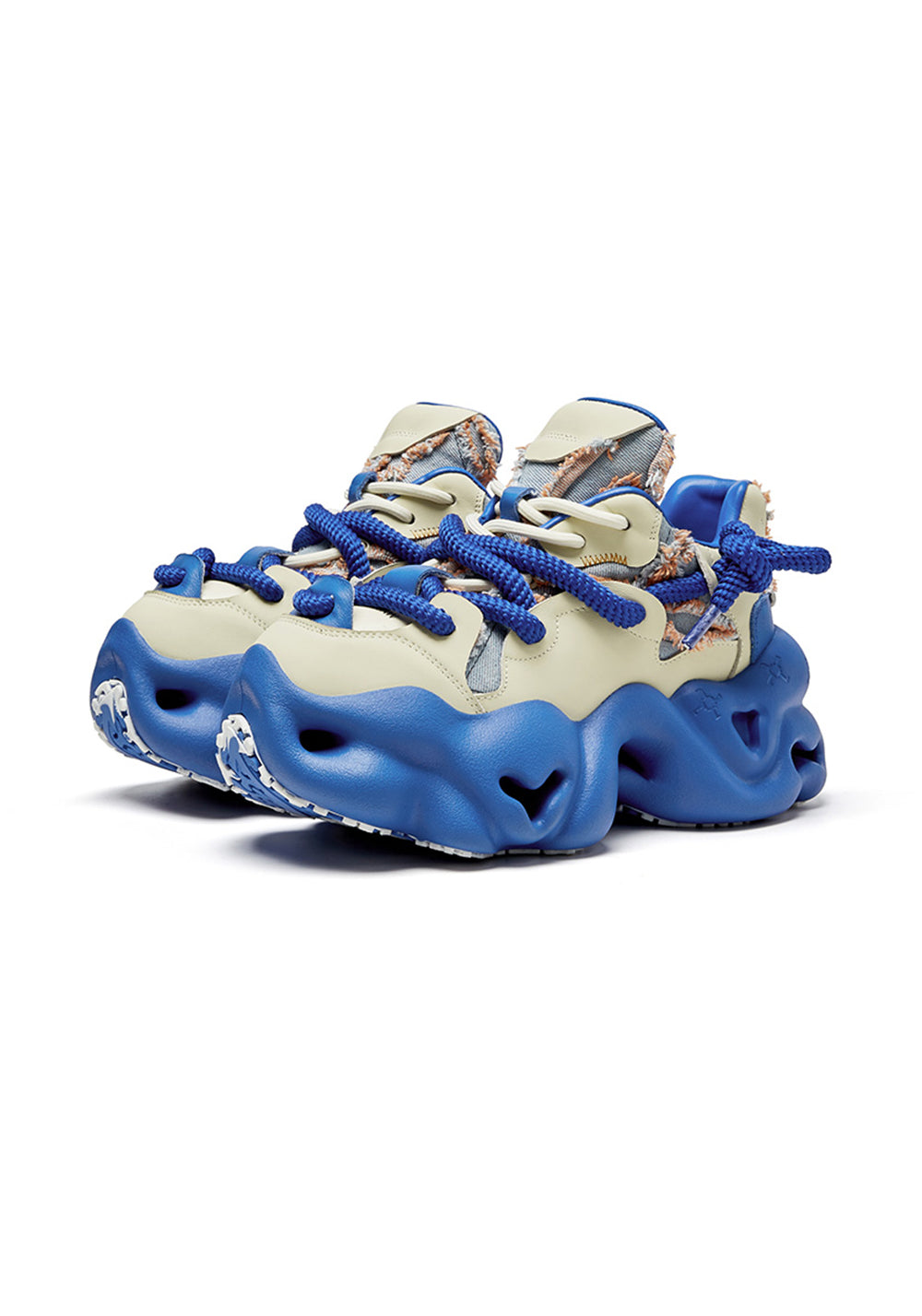XMZY | 2025 Street Style Leather Dad Shoes-Blue - PSYLOS 1, XMZY | 2025 Street Style Leather Dad Shoes-Blue, Chunky Sneakers, XMZY•JAPAN, PSYLOS 1